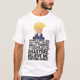 おもしろいトランプの父の日 Tシャツ