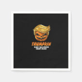 おもしろいトランプキンメイクハロウィン素晴らしアゲイン簡単 スタンダードカクテルナプキン (正面)