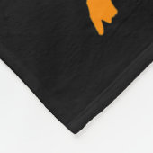 おもしろいトランプハロウィーン再びハロウィーンを怖くする フリースブランケット (角)