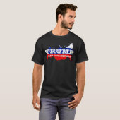 「おもしろいトランプ。再びロシア素晴らしをつくる» Tシャツ (正面フル)