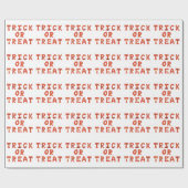 おもしろいトリックハロウィーンラッピング紙 ラッピングペーパー (フラット)