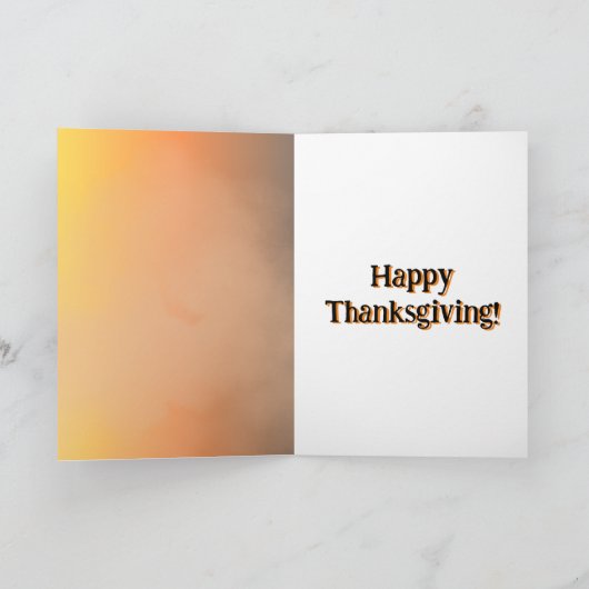 おもしろいトルコ感謝祭食べピザ シーズンカード (内部)