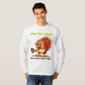 おもしろいトルコ（感謝祭） Tシャツ (正面フル)