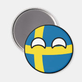 おもしろいトレンオタク系のグのスウェーデン マグネット (正面/裏面)