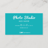 おもしろいトレンディーカラフル名刺 名刺 (裏面)