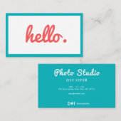 おもしろいトレンディーカラフル名刺 名刺 (正面/裏面)