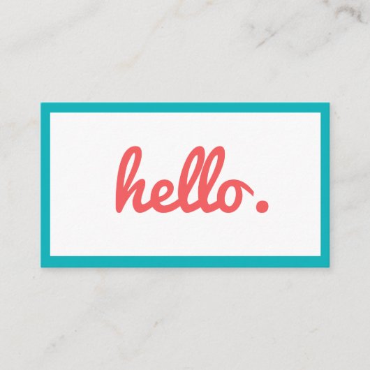 おもしろいトレンディーカラフル名刺 名刺 (正面)