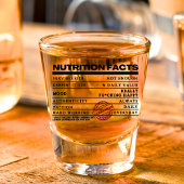 おもしろいトレンディースクリプトヴィンテージタイポグラフィショットグラス ショットグラス