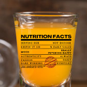 おもしろいトレンディースクリプトヴィンテージタイポグラフィショットグラス ショットグラス