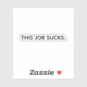 おもしろいトレンディータイポグラフィこのジョ吸ブの。シール シール (シート)