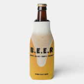 おもしろいトレンディービール引用文クールギフト ボトルクーラー (ボトル正面)