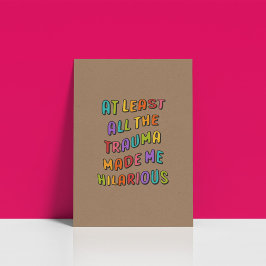 おもしろいトレンディーレインボーエステティックポスター ポスター