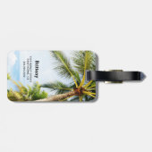 おもしろいトレンディー電話の旅行荷物 ラゲッジタグ (裏面横)
