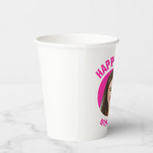 おもしろいトレンディー21歳カスタム文字写真 紙コップ (右)