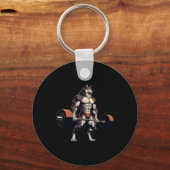 おもしろいトレーニングジムジョークTeeボディビルフィットネス キーホルダー (正面)