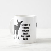 おもしろいトレーニングジムユーモア コーヒーマグカップ (正面左)