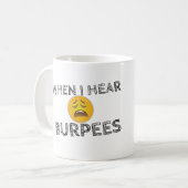 おもしろいトレーニングジムユーモア コーヒーマグカップ (正面左)