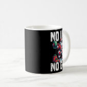 おもしろいトレーニングリフティングクリスマスサンタスクアットジムボー コーヒーマグカップ (正面右)