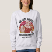 おもしろいトレーニング体建物フィットネスポパイ スウェットシャツ (正面)