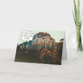 おもしろいトレーン好きチャタヌーガA-くしゃみが上手く カード (正面)