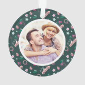 おもしろいトロピカルクリスマスファラレッツ転が写真 オーナメント (裏面)