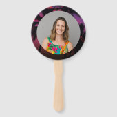 おもしろいトロピカルサンセットルアウ（ハワイ式宴会）バースデーパーティー ハンドファン (裏面)