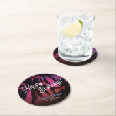 おもしろいトロピカルサンセットルアウ(ハワイ式宴会)バースデーパーティー ラウンドペーパーコースター (インサイチュ)