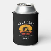 おもしろいトロピカルビーチファミリー懇親会サマーバケーション 缶クーラー (缶裏面)