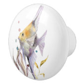 おもしろいトロピカルフィッシュバケーションビーチハウス セラミックノブ (右)