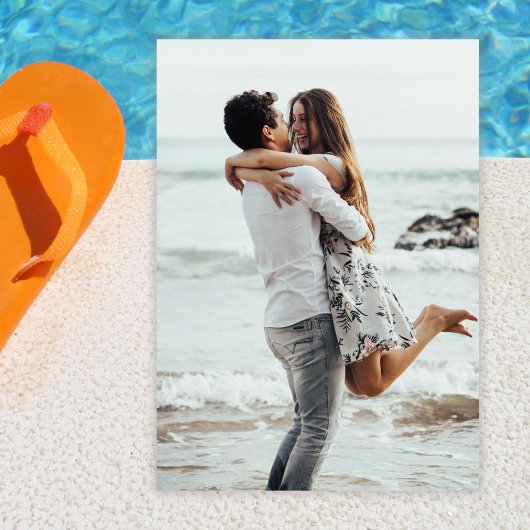 おもしろいトロピカルフルーツカクテル飲料写真ウェディング セーブザデート