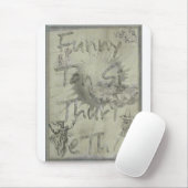 おもしろいトンSi thurt Eth マウスパッド (マウス)