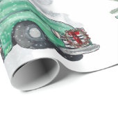 おもしろいドイツの羊飼いインヴィンテージトラックホリデー ラッピングペーパー (ロールコーナー)