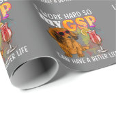 おもしろいドイツ短剣ポインタギフトGSP愛好家 ラッピングペーパー (ロールコーナー)