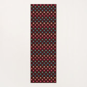 おもしろいドカラフルットガーリートレンディーモノグラムヨガマット ヨガマット (裏面)