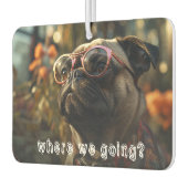 おもしろいドッグフォトカーエアフレッシュナー カーエアーフレッシュナー (左)