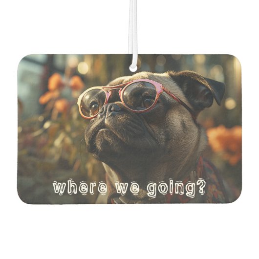 おもしろいドッグフォトカーエアフレッシュナー カーエアーフレッシュナー (正面)