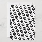 おもしろいドッグフォトクリスマスクッキー シーズンカード (裏面)