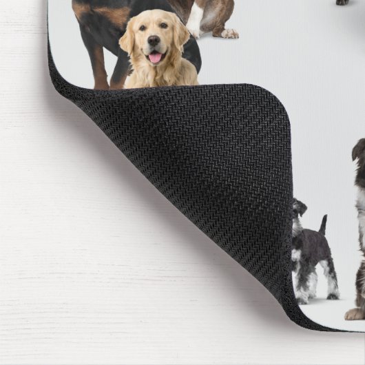 おもしろいドッグブリードペットドッグ名前をカスタムする マウスパッド (コーナー)