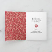 おもしろいドッグポースクリプトJOY モダン シーズンカード (内部)