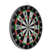 おもしろいドッグ&キャットお尻 ダーツボード (正面左)