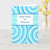 おもしろいドット管理プロフェッショナル日 カード (黄色い花)