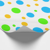 おもしろいドット ラッピングペーパー (角)