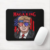 おもしろいドナルドトランプUltra Maga King Th Of July USA Fl マウスパッド (マウス)
