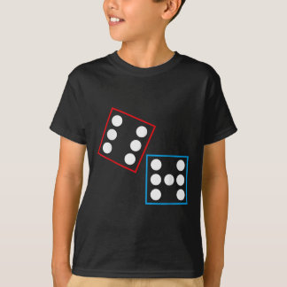 おもしろいドミノ 六 七 ミーム 67 ドミノ 数学好き Tシャツ