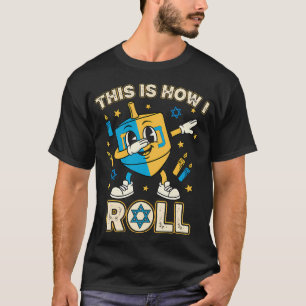 おもしろいドライデル+ダビングハヌカシャツメノーラー ハヌカ Tシャツ