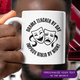 おもしろいドラマ先生バイデイIMPROV忍者バイナイト マグカップ