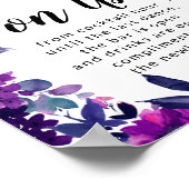 おもしろいドリンクUsオープンバーウェディングレセプションサイン ポスター (角)