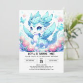 おもしろいドリーミードラゴン誕生日 招待状 (スタンド正面)