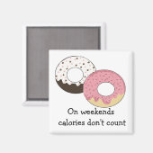 おもしろいドーナツことわざ マグネット (正面/裏面)