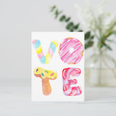 おもしろいドーナツとキャンディゴー投票 ポストカード (スタンド正面)